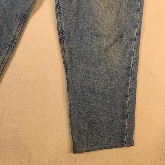 VTG 90s Carhartt‎ Jeans Mens Size 38" Waist Relaxed Fit Blue Denim Flannel Lined - Picture 9 of 16